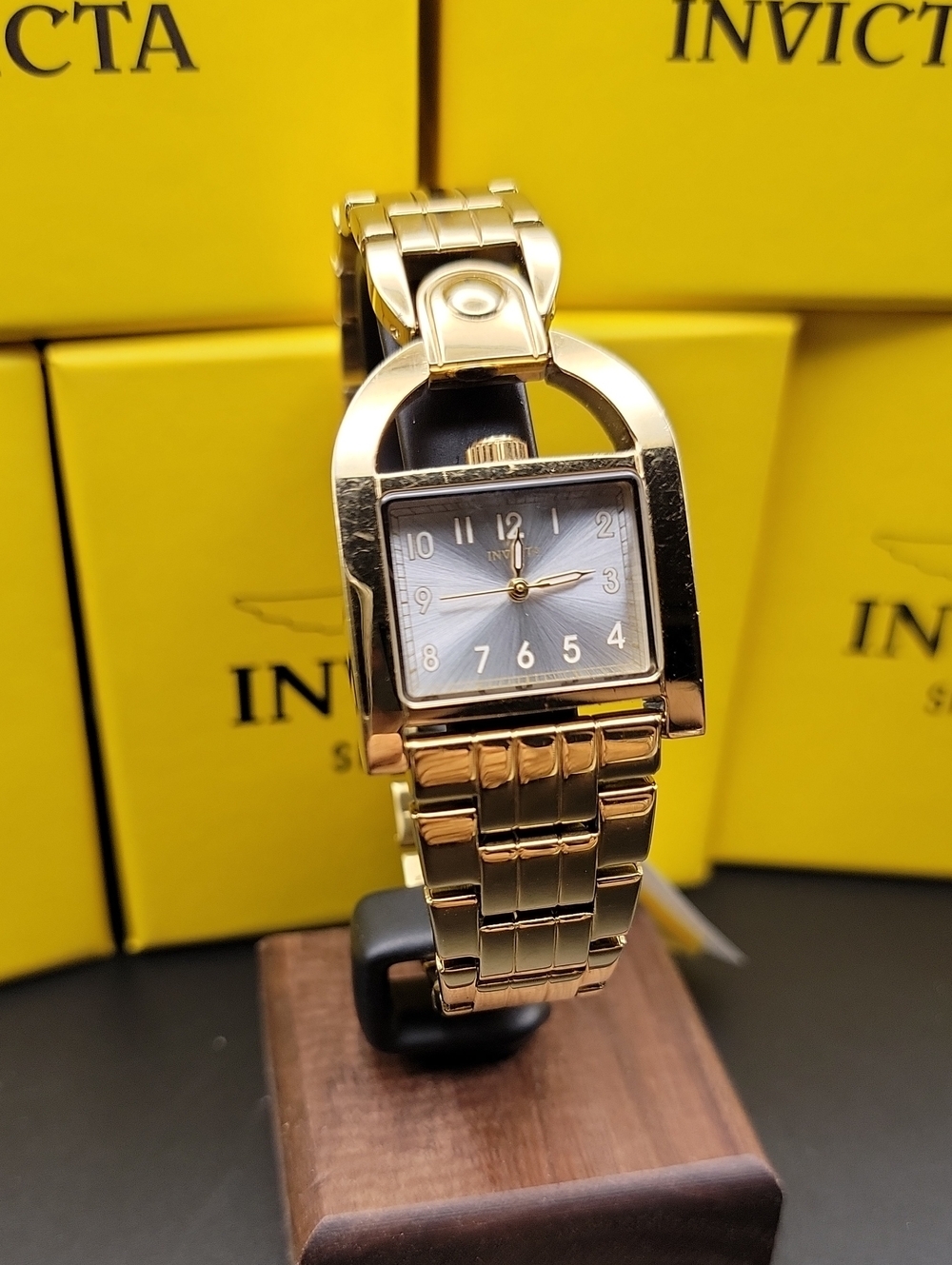 🌼 Invicta Wildflower Women's Ladies Watch 28mm. Gold 49592 SAMPLE New Condition